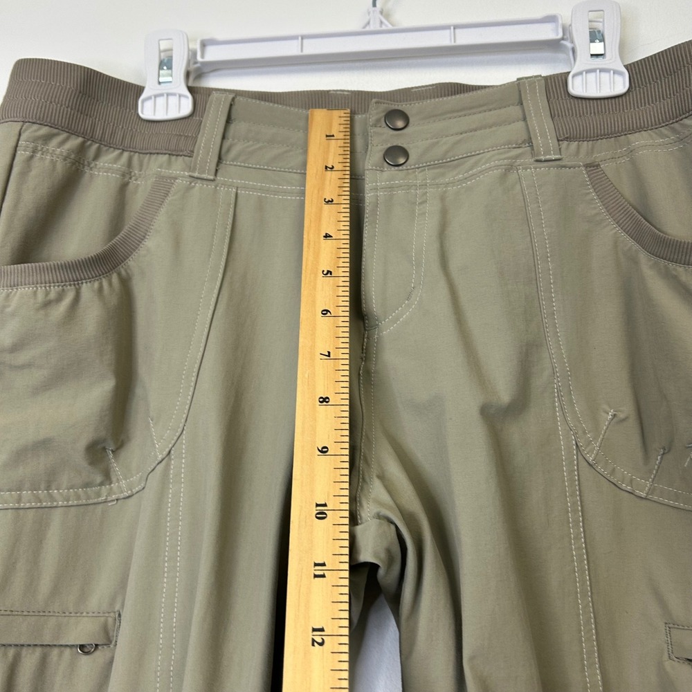 Kuhl Bermuda Cargo Hiking Shorts Women's 12 Tan Outdoors Camping Capris Fishing - Picture 6 of 8
